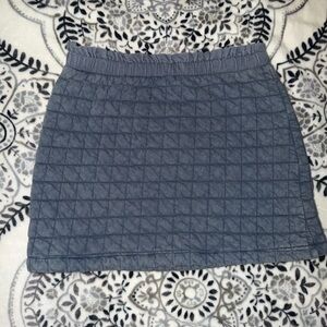 Wonder Nation Blue Quilted Mini Skirt